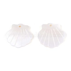 Natural Freshwater Shell Carved Pendants&nbsp;SHEL-T020-43