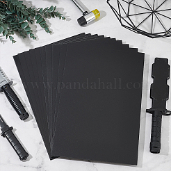 プラスチッククラフトシート  長方形  ブラック  300x200x1.5mm&nbsp;KY-WH0036-104B