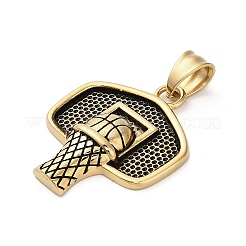 304 Stainless Steel Pendants&nbsp;STAS-Z126-07AG