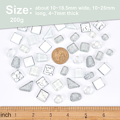 Glass Cabochons&nbsp;GGLA-OC0001-04B