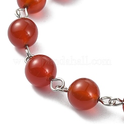 5Pcs 5 Style Natural Mixed Gemstone Rosary Bead Bracelets Set&nbsp;BJEW-TA00330