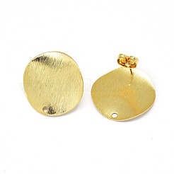 Brass Stud Earrings Findings&nbsp;KK-O123-B