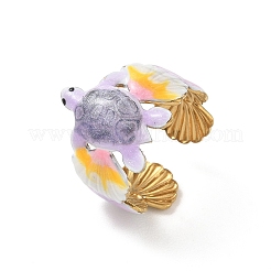 Ocean 304 Stainless Steel Cuff Open Rings&nbsp;RJEW-C166-01D-G