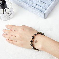 Natural Golden Sheen Obsidian Round Beads Strnads&nbsp;G-OC0001-74