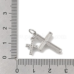Brass Micro Pave Cubic Zirconia Pendants&nbsp;KK-D431-070P