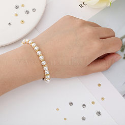 64Pcs 8 Styles 304 Stainless Steel Spacer Beads&nbsp;STAS-CA0002-02