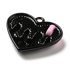 Spray Painted Alloy Pendants&nbsp;PALLOY-Z015-03EB