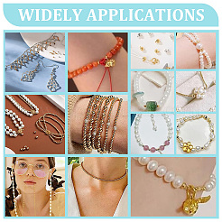 800Pcs 8 Colors Brass Crimp Beads&nbsp;FIND-UN0004-36