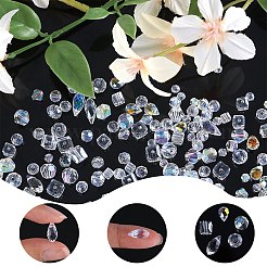 140Pcs 14 Styles Electroplate Glass Beads Strands&nbsp;EGLA-SZ0001-40