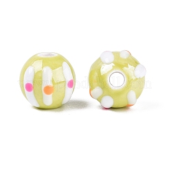 Handmade Porcelain Ceramic Beads&nbsp;PORC-Q005-03E
