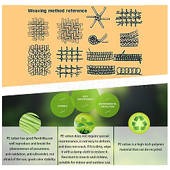 Plastic Imitation Rattan Wicker&nbsp;KY-WH0024-77