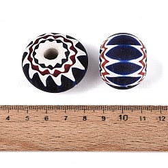 Handmade Millefiori Glass Rondelle Beads&nbsp;LA-N002-36A