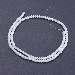 Electroplate Glass Beads Strands&nbsp;GLAA-F076-FR03