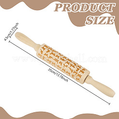 Wood Rolling Pin&nbsp;AJEW-WH0819-008A