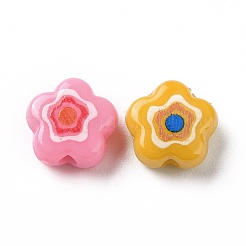 Printed Opaque Acrylic Beads&nbsp;OACR-E009-07A