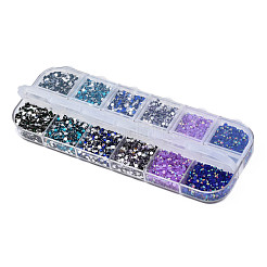 Pointed Back Resin Rhinestone Cabochons&nbsp;MRMJ-N029-01B-04