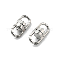 304 Stainless Steel Double Eye Swivel Clasps&nbsp;STAS-B082-07P