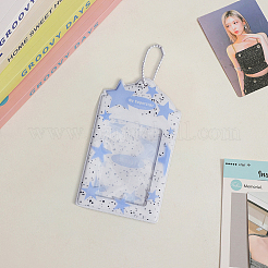 2Pcs Star Pattern PVC Plastic Photocard Holders&nbsp;DIY-CP0013-23B
