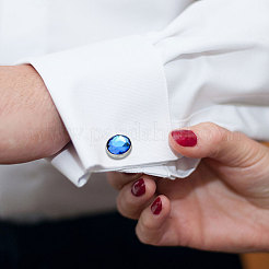 Flat Round Brass Cuff Settings&nbsp;KK-PH0001-14