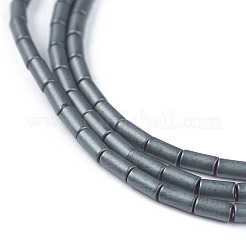 Frosted Non-magnetic Synthetic Hematite Beads Strands&nbsp;G-I200-14