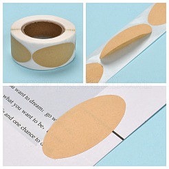 Self-Adhesive Kraft Paper Gift Tag Stickers&nbsp;X-DIY-G021-10
