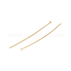 Brass Flat Head Pins&nbsp;KK-WH0058-03D-G01