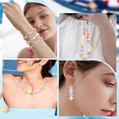 500Pcs Craft Style Acrylic Beads&nbsp;MACR-SP0001-43
