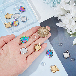 DIY Blank Sun Pendant Making Kit&nbsp;DIY-UN0005-08