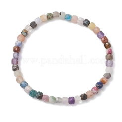 Natural Mixed Gemstone Beaded Stretch Bracelets for Women&nbsp;BJEW-JB13335-01