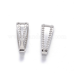 変色しにくい201ステンレススチール製スナップオンベイル  ステンレス鋼色  11x4x4.5mm  穴：10x3.5mm&nbsp;LS-STAS-N0014-67P