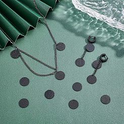 24Pcs 4 Style Stainless Steel Pendants&nbsp;STAS-UN0037-17