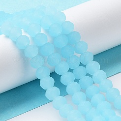 Imitation Jade Solid Color Glass Beads Strands&nbsp;X-EGLA-A034-J10mm-MD04