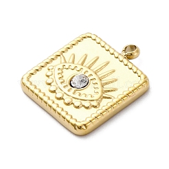 PVD Vacuum Plating 304 Stainless Steel Rhinestone Pendants&nbsp;STAS-S163-32G