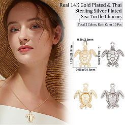 20Pcs 2 Colors Alloy Pendants&nbsp;FIND-BBC0001-40