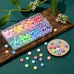 224Pcs 8 Colors Handmade Polymer Clay Beads&nbsp;CLAY-YW0001-53
