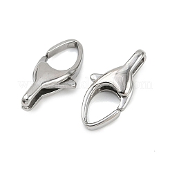 304 Stainless Steel Lobster Claw Clasps&nbsp;STAS-B089-01E-P