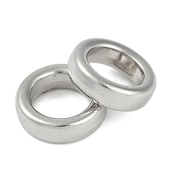 CCBプラスチックフレームコネクター  ドーナツ  プラチナ  16x5mm  内径：11mm&nbsp;CCB-G020-28P