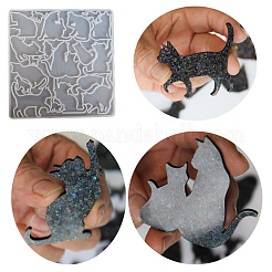 Cat Shape DIY Silhouette Silicone Molds&nbsp;PW-WG34616-01