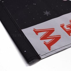クリスマスの庭の旗  両面ポリエステルハウスフラッグ  家の庭の庭のオフィスの装飾のため  サンタクロース/ファーザークリスマス  カラフル  460x320x0.4mm  穴：18mm&nbsp;AJEW-H108-B15
