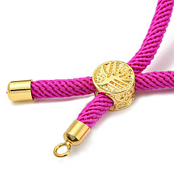 Nylon Cords Bracelet Makings Fit for Connector Charms&nbsp;AJEW-P116-01G-02