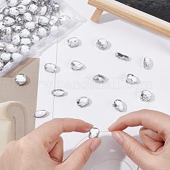 80Pcs 8 Style Acrylic Sew on Rhinestone&nbsp;OACR-FG0001-17