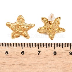 Women's 304 Stainless Steel Stud Earrings&nbsp;EJEW-P345-03G