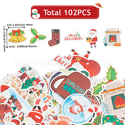 2 Sets 2 Styles Christmas Themes PVC Self-Adhesive Stickers&nbsp;DIY-SC0032-86