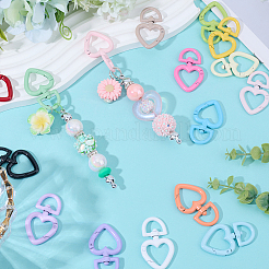 16Pcs 16 Colors Zinc Alloy Swivel Snap Hook Clasps&nbsp;FIND-SP0005-55