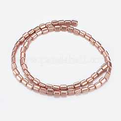 Non-magnetic Synthetic Hematite Beads Strands&nbsp;G-P338-18B-6x9mm-MRG