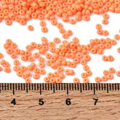 ガラスシードビーズ  ラウンド  チョコレート  2~4mm  穴：0.8mm  20 G /袋  25袋/セット  500 G /セッティング&nbsp;GLAA-XCP0001-72L