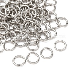 Tarnish Resistant 304 Stainless Steel Open Jump Rings&nbsp;STAS-N015-10-7x1mm