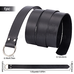 Retro Embossed Imitation Leather O Ring Belt&nbsp;AJEW-WH0277-14C