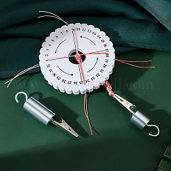2Pcs 2 Style Iron Alligator Clips with Hook&nbsp;TOOL-GA0001-85