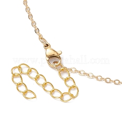 3Pcs 3 Styles Christmas Tree Bell Flower Alloy Enamel Pendant Necklaces for Women&nbsp;NJEW-JN05130-02